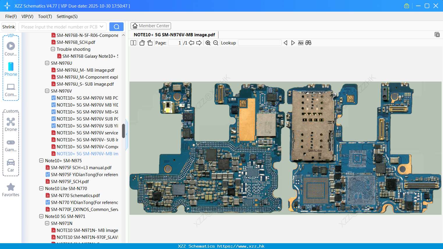 Samsung NOTE10+ 5G SM-N976V-MB Image